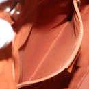 GUCCI GG Canvas Tote Bag Beige Silver 121023 Auth 154440-21