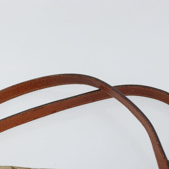 GUCCI GG Canvas Tote Bag Beige Silver 121023 Auth 154440