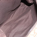 GUCCI GG Canvas Web Sherry Line Shoulder Bag Beige Silver 189751 Auth 154441-11