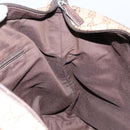 GUCCI GG Canvas Web Sherry Line Shoulder Bag Beige Silver 189751 Auth 154441-21