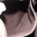 GUCCI GG Canvas Web Sherry Line Shoulder Bag Beige Silver 189751 Auth 154441-24