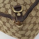 GUCCI GG Canvas Tote Bag Beige Gold 141472 Auth 154442-14