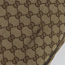 GUCCI GG Canvas Tote Bag Beige Gold 141472 Auth 154442-10