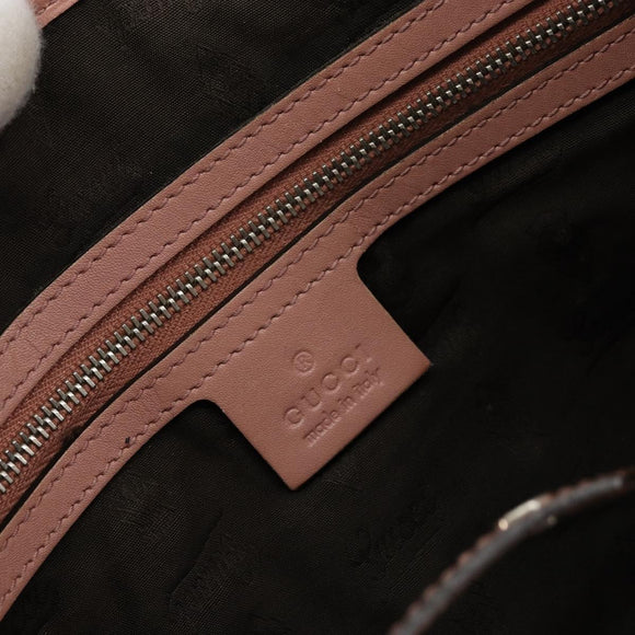 GUCCI GG Canvas Hand Bag Beige Gold 232963 Auth 154443