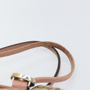 GUCCI GG Canvas Hand Bag Beige Gold 232963 Auth 154443-8