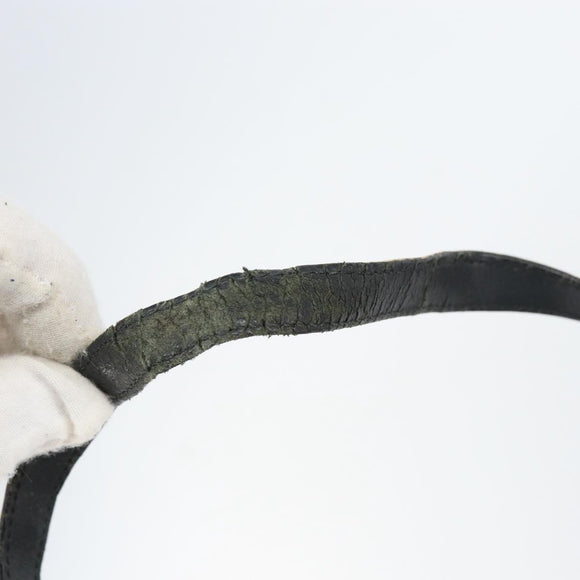 GUCCI GG Canvas Tote Bag Black Silver 36173 1705 Auth 154445