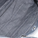 GUCCI GG Canvas Tote Bag Black Silver 36173 1705 Auth 154445-11