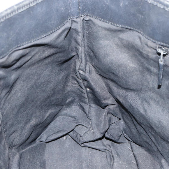 GUCCI GG Canvas Tote Bag Black Silver 36173 1705 Auth 154445