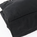 GUCCI GG Canvas Bamboo Hand Bag Nylon Black Silver 002 1016 Auth 154449-10