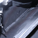 GUCCI GG Canvas Bamboo Hand Bag Nylon Black Silver 002 1016 Auth 154449-11