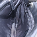 GUCCI GG Canvas Bamboo Hand Bag Nylon Black Silver 002 1016 Auth 154449-21