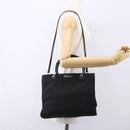 GUCCI GG Canvas Bamboo Hand Bag Nylon Black Silver 002 1016 Auth 154449-25