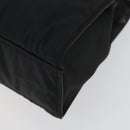 GUCCI GG Canvas Bamboo Hand Bag Nylon Black Silver 002 1016 Auth 154450-10