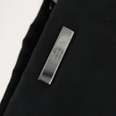 GUCCI GG Canvas Bamboo Hand Bag Nylon Black Silver 002 1016 Auth 154450-14