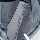 GUCCI GG Canvas Bamboo Hand Bag Nylon Black Silver 002 1016 Auth 154450-15