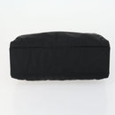 GUCCI GG Canvas Bamboo Hand Bag Nylon Black Silver 002 1016 Auth 154450-9