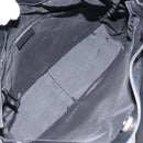 GUCCI Bamboo Shoulder Bag Leather 2way Black Silver 001 1638 Auth 154451-17