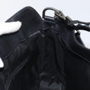 GUCCI Bamboo Shoulder Bag Leather 2way Black Silver 001 1638 Auth 154451-18