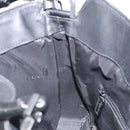 GUCCI Bamboo Shoulder Bag Leather 2way Black Silver 001 1638 Auth 154451-19