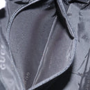 GUCCI Bamboo Shoulder Bag Leather 2way Black Silver 001 1638 Auth 154451-21