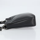 GUCCI Bamboo Shoulder Bag Leather 2way Black Silver 001 1638 Auth 154451-5