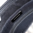 BURBERRY Nova Check Hand Bag Canvas Beige Silver Auth 154458-15