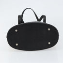 BURBERRY Nova Check Hand Bag Canvas Beige Silver Auth 154458-9