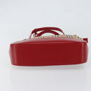 BURBERRY Nova Check Hand Bag Canvas Beige Gold Auth 154459-9