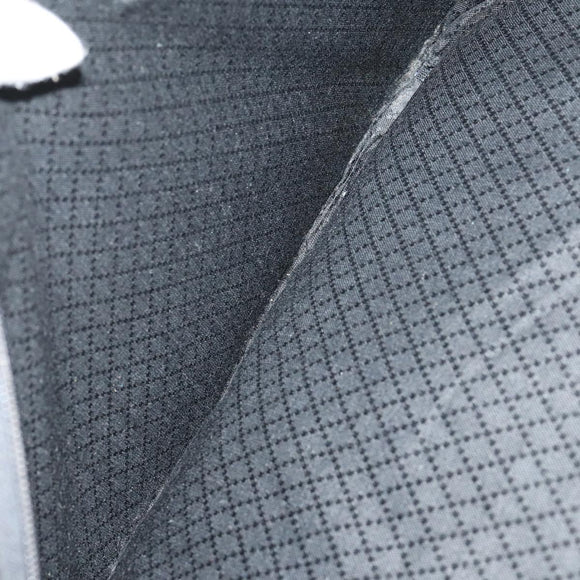 GUCCI Shoulder Bag Canvas Black Silver Auth 154461