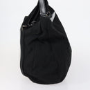 GUCCI Shoulder Bag Canvas Black Silver Auth 154461-3