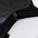 GUCCI Shoulder Bag Canvas Black Silver Auth 154461-6