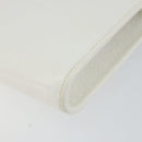 Christian Dior Shoulder Bag Leather White Gold Auth 154462-15