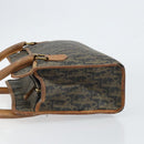 Christian Dior Trotter Canvas Hand Bag PVC Khaki Gold Auth 154464-4