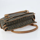 Christian Dior Trotter Canvas Hand Bag PVC Khaki Gold Auth 154464-6