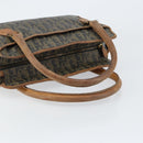 Christian Dior Trotter Canvas Hand Bag PVC Khaki Gold Auth 154464-7