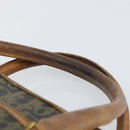 Christian Dior Trotter Canvas Hand Bag PVC Khaki Gold Auth 154464-8