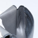 Christian Dior Honeycomb Canvas Shoulder Bag PVC Black Gold Auth 154465-18