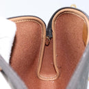 Christian Dior Honeycomb Canvas Chain Shoulder Bag PVC Black Gold Auth 154466-19