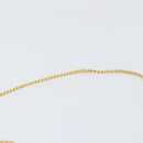 Christian Dior Honeycomb Canvas Chain Shoulder Bag PVC Black Gold Auth 154466-8