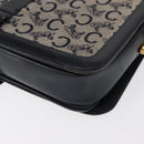 CELINE C Sulky Shoulder Bag Navy Gold Auth 154468-13