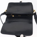 CELINE C Sulky Shoulder Bag Navy Gold Auth 154468-15