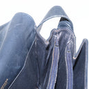 CELINE C Sulky Shoulder Bag Navy Gold Auth 154468-18