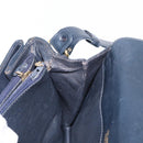 CELINE C Sulky Shoulder Bag Navy Gold Auth 154468-19