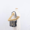 CELINE C Sulky Shoulder Bag Navy Gold Auth 154468-24