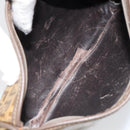 FENDI Zucchino Canvas Shoulder Bag PVC Beige Brown Auth 154469-12