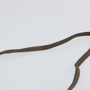 FENDI Zucchino Canvas Shoulder Bag PVC Beige Brown Auth 154469-8