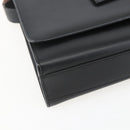 GUCCI Shoulder Bag Leather Black Silver 001 3064 Auth 154471-16