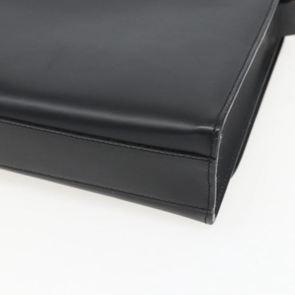 GUCCI Shoulder Bag Leather Black Silver 001 3064 Auth 154471