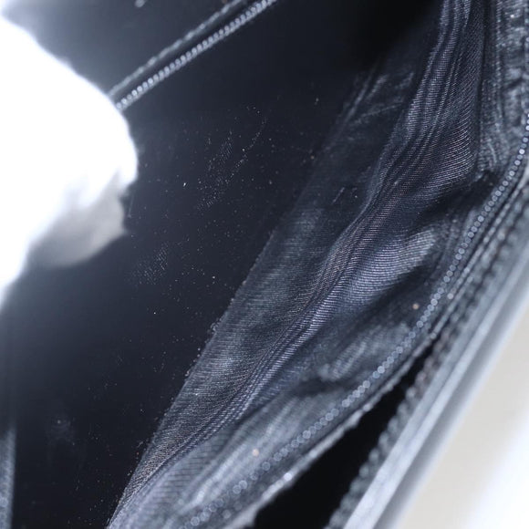 GUCCI Shoulder Bag Leather Black Silver 001 3064 Auth 154471