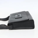 GUCCI Shoulder Bag Leather Black Silver 001 3064 Auth 154471-3